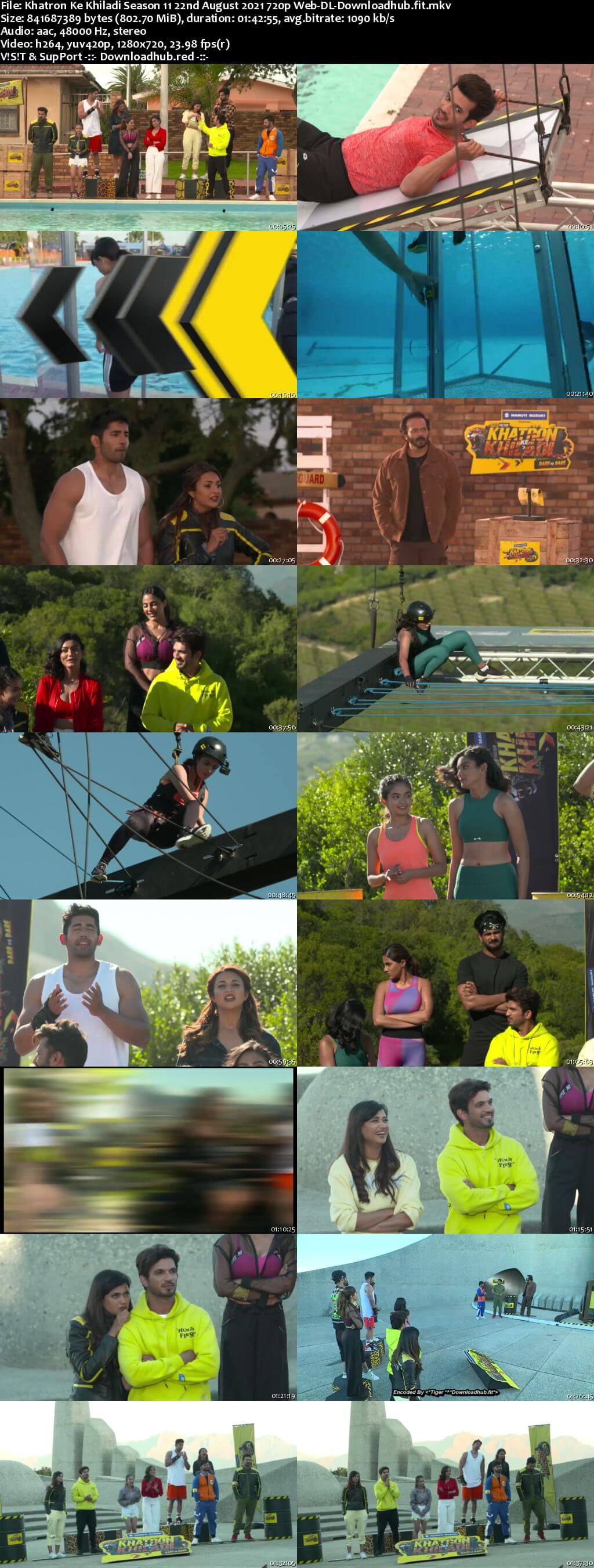 Khatron Ke Khiladi Season 11 22 August 2021 Episode 12 Web-DL 720p 480p