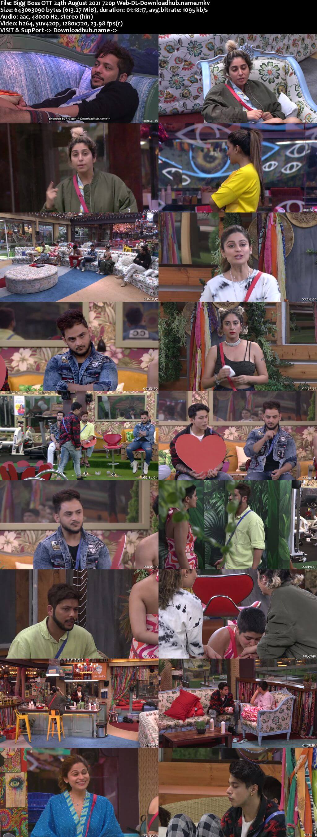 Bigg Boss OTT 24 August 2021 Episode 17 Web-DL 720p 480p