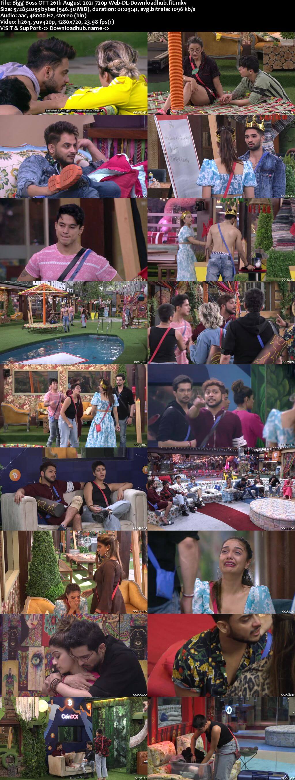 Bigg Boss OTT 26 August 2021 Episode 19 Web-DL 720p 480p