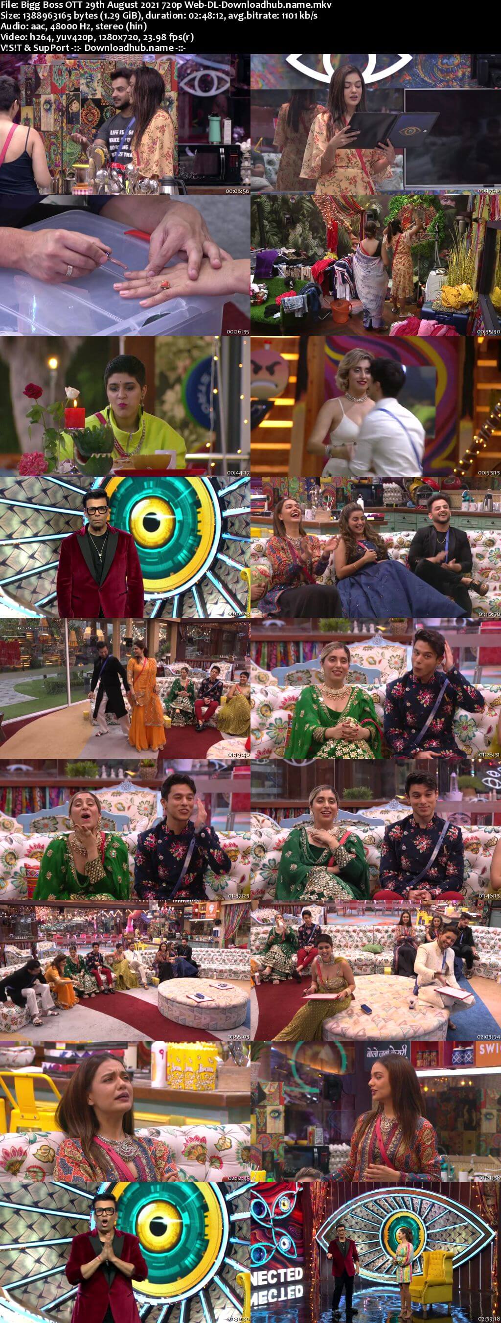 Bigg Boss OTT 29 August 2021 Episode 22 Web-DL 720p 480p