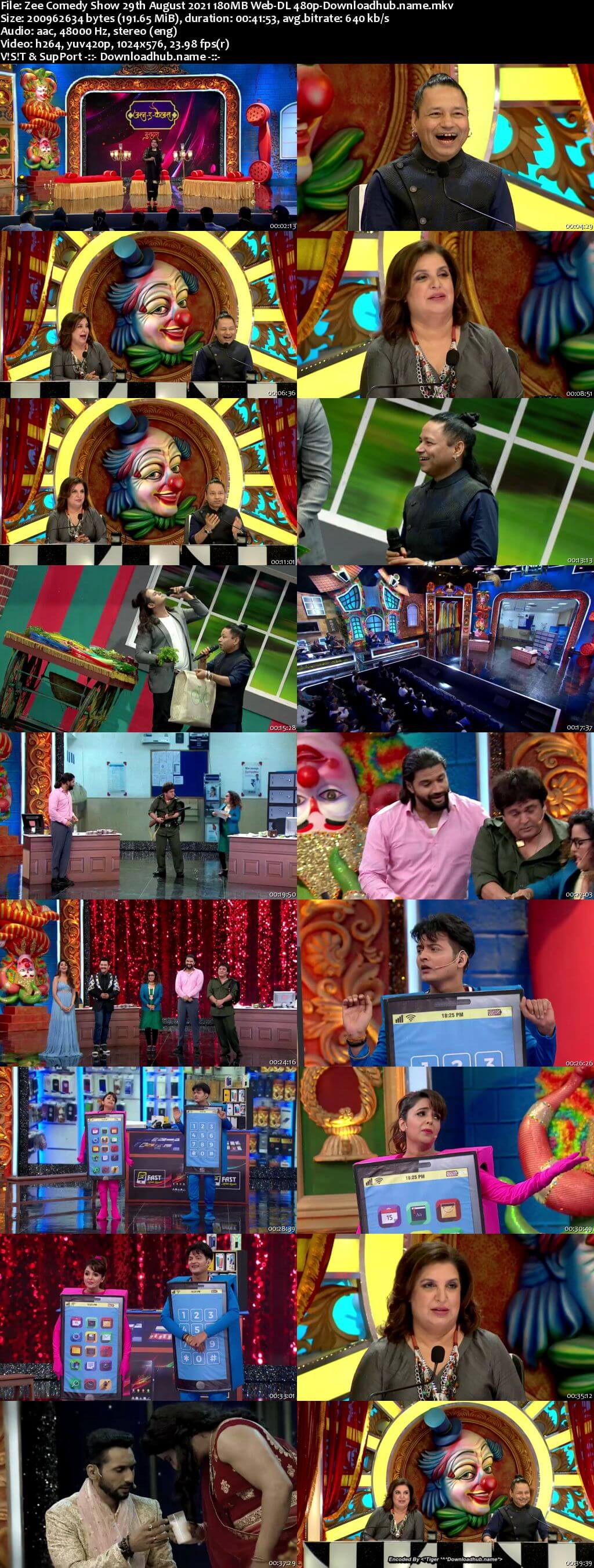 Zee Comedy Show 29 August 2021 Episode 10 Web-DL 480p