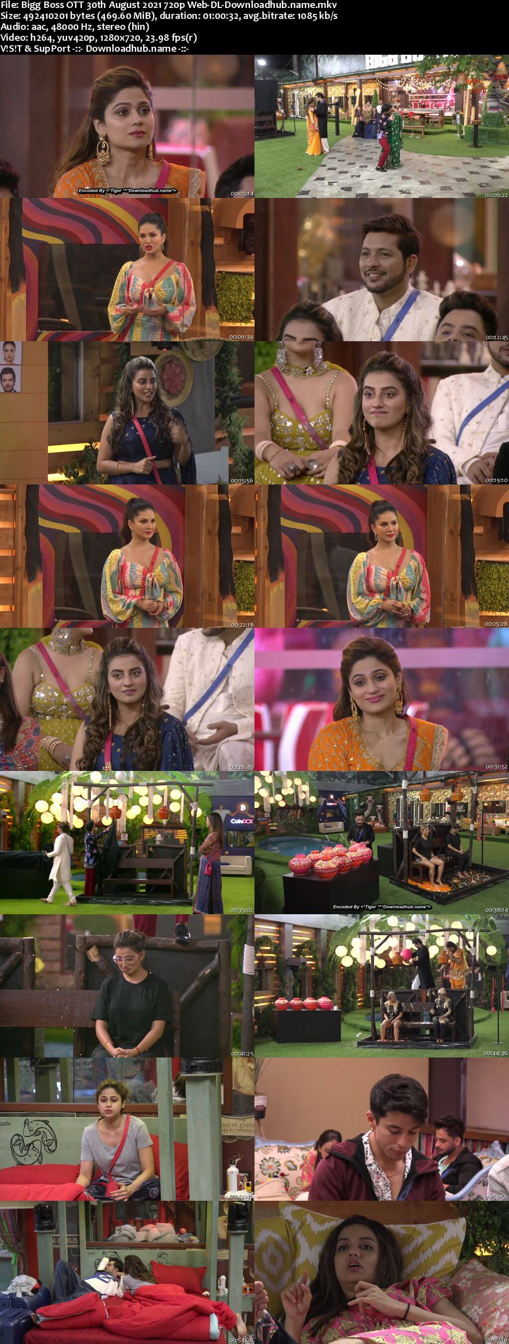 Bigg Boss OTT 30 August 2021 Episode 23 Web-DL 720p 480p