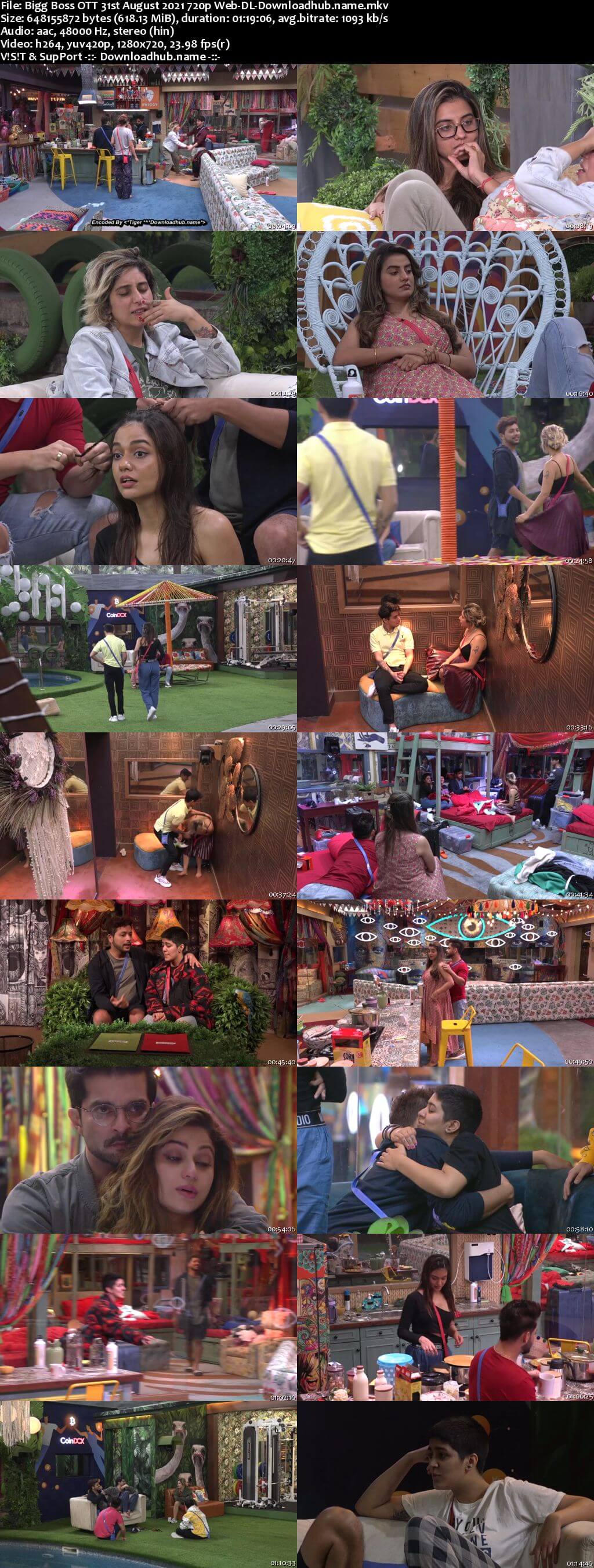 Bigg Boss OTT 31 August 2021 Episode 24 Web-DL 720p 480p