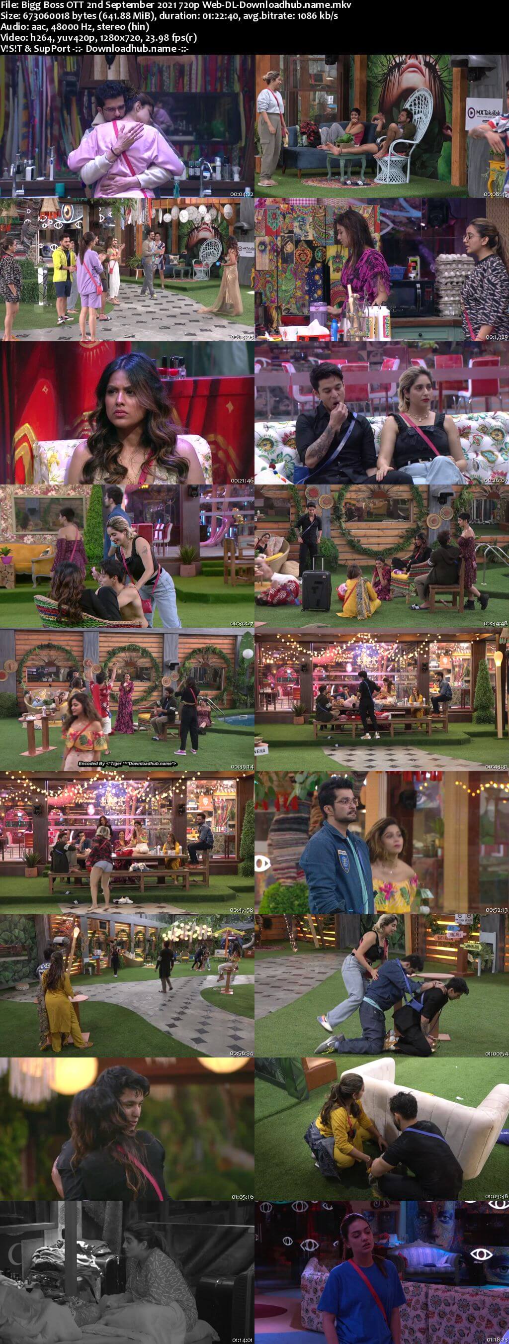 Bigg Boss OTT 02 September 2021 Episode 26 Web-DL 720p 480p