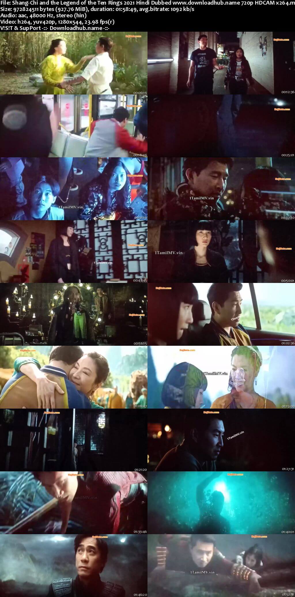 Shang-Chi and the Legend of the Ten Rings 2021 Hindi Dubbed 720p HDCAM x264