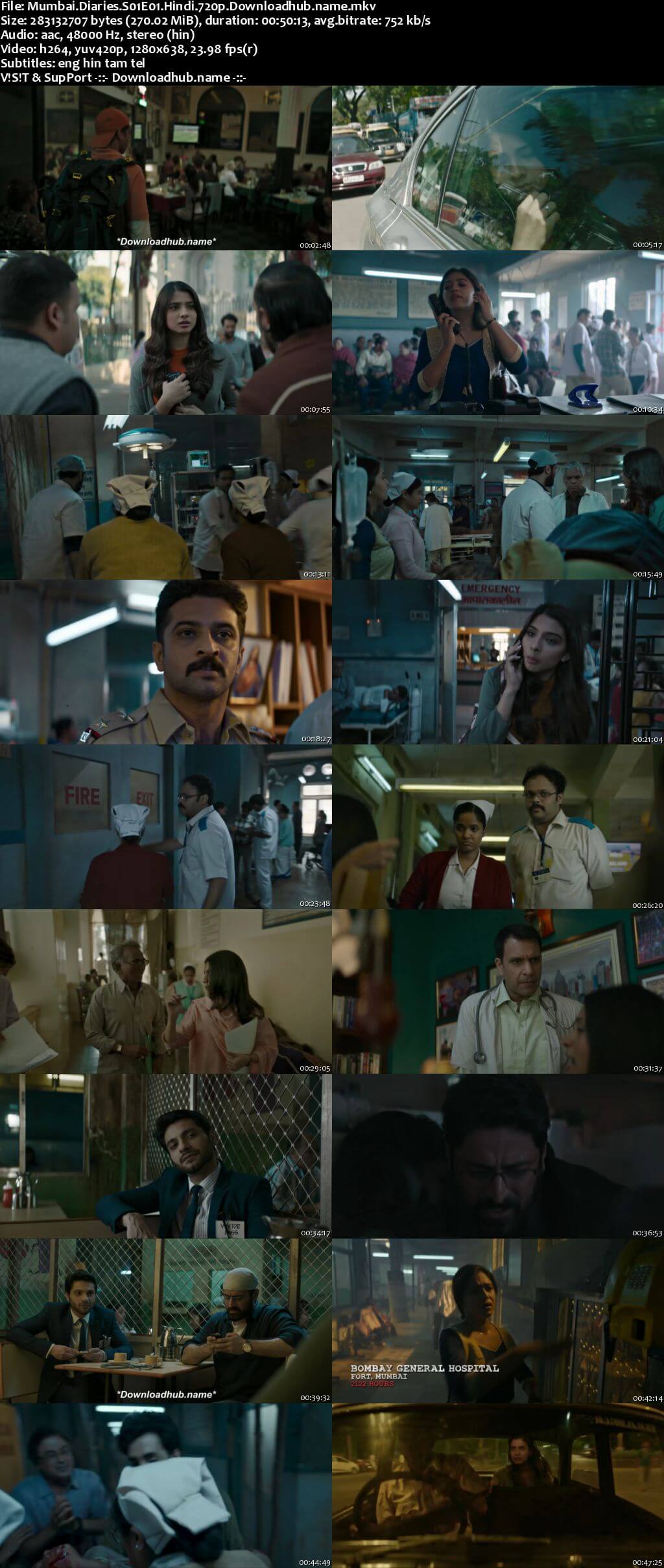 Mumbai Diaries 26/11 2021 Hindi Season 01 Complete 720p HDRip MSubs