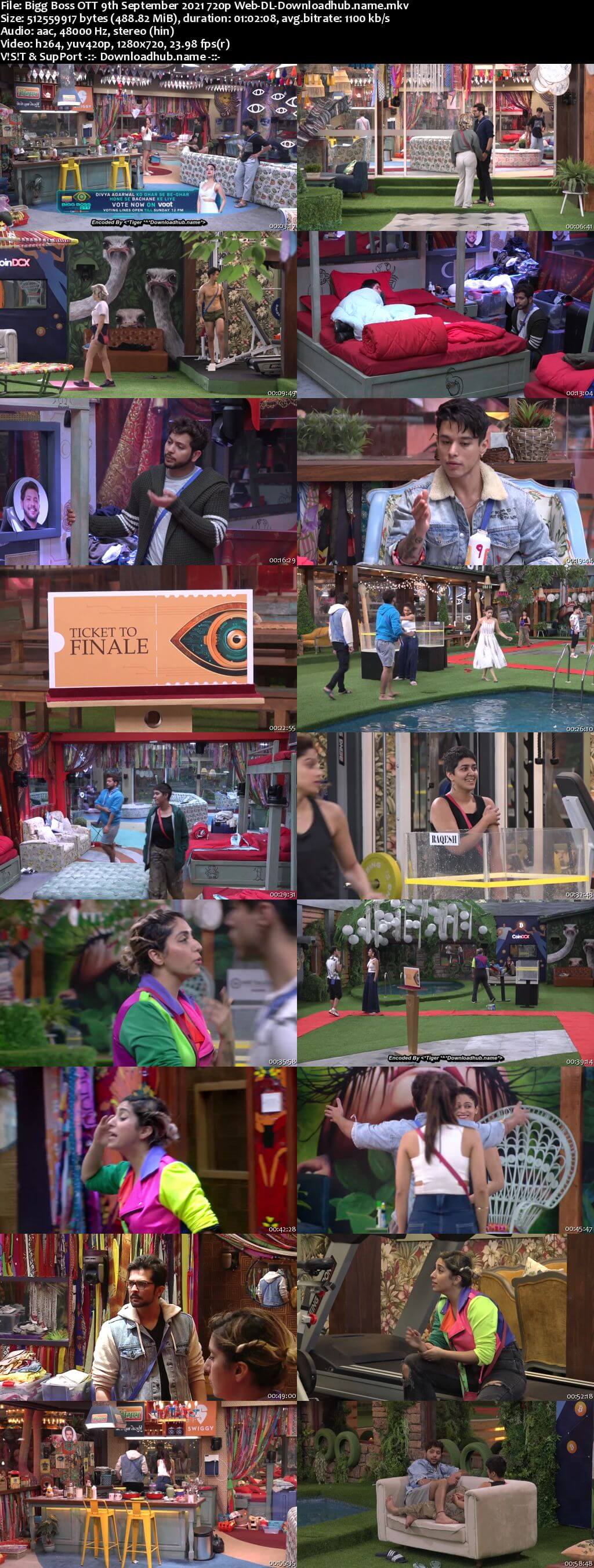 Bigg Boss OTT 09 September 2021 Episode 33 Web-DL 720p 480p
