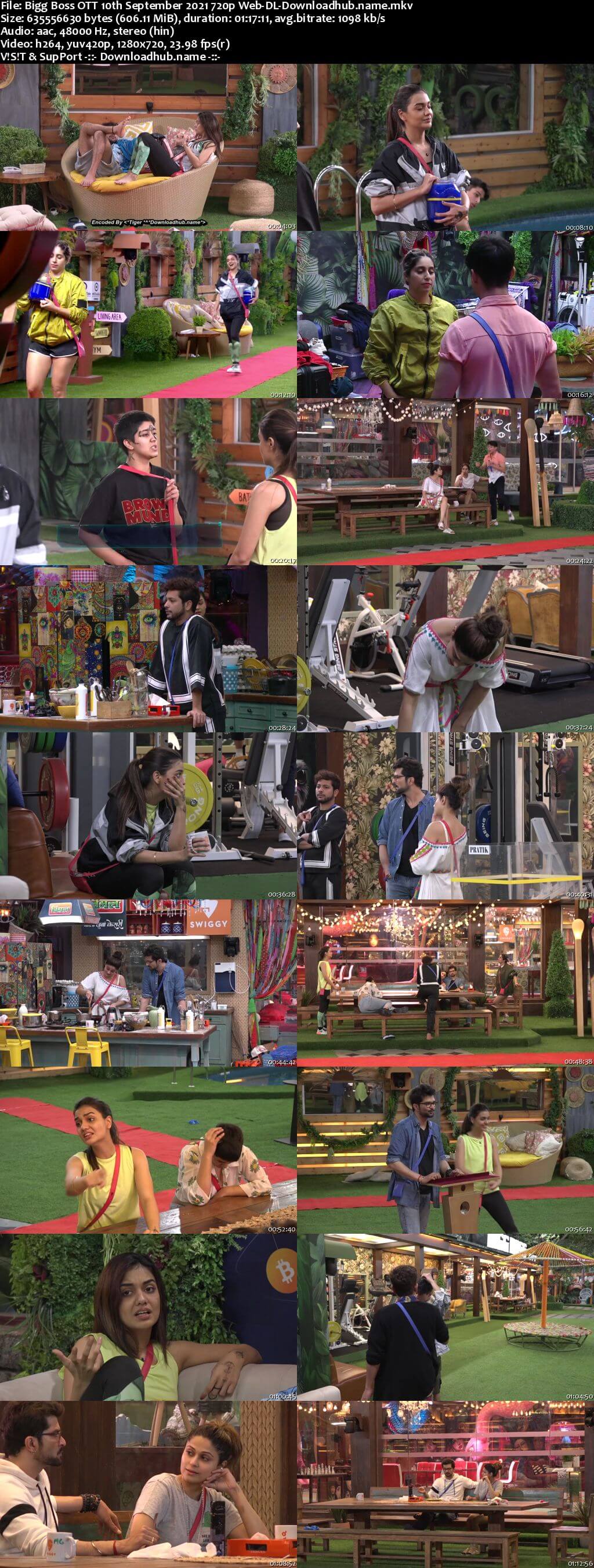 Bigg Boss OTT 10 September 2021 Episode 34 Web-DL 720p 480p