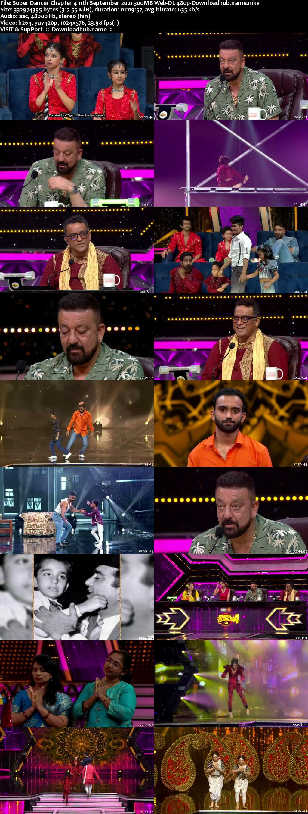 Super Dancer Chapter 4 11th September 2021 300MB Web-DL 480p