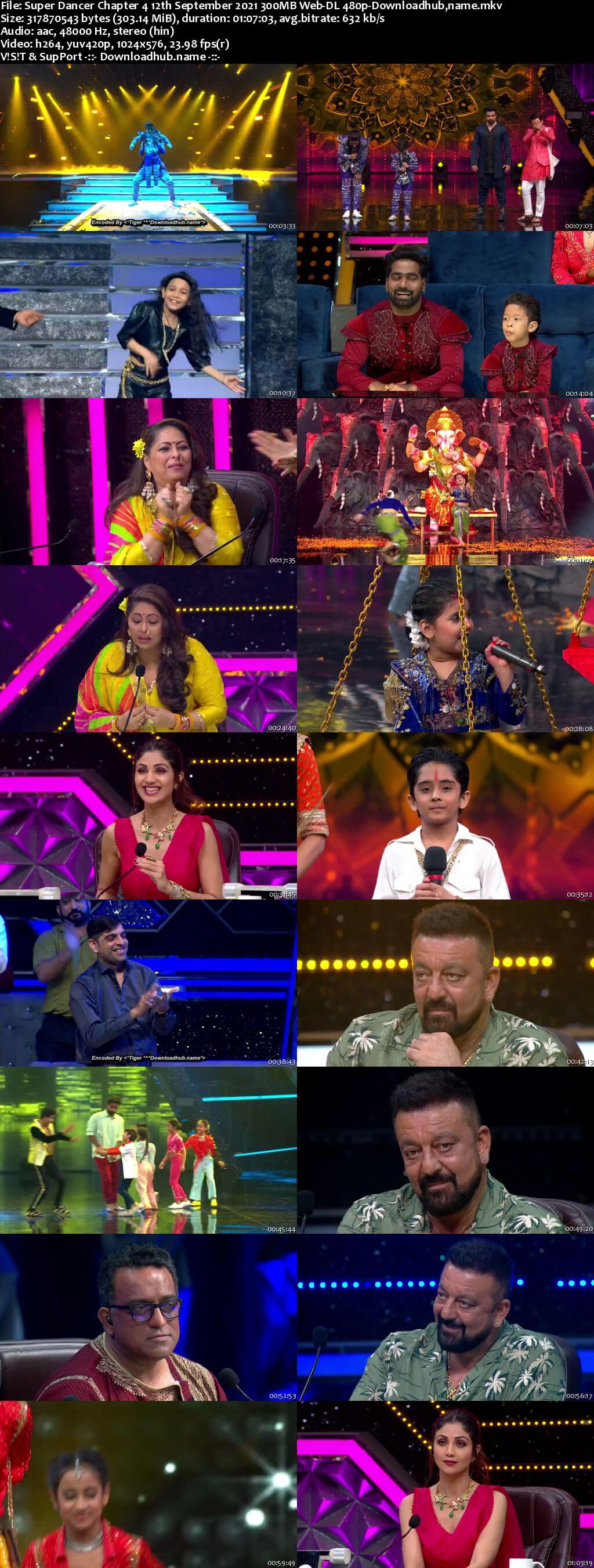 Super Dancer Chapter 4 12th September 2021 300MB Web-DL 480p