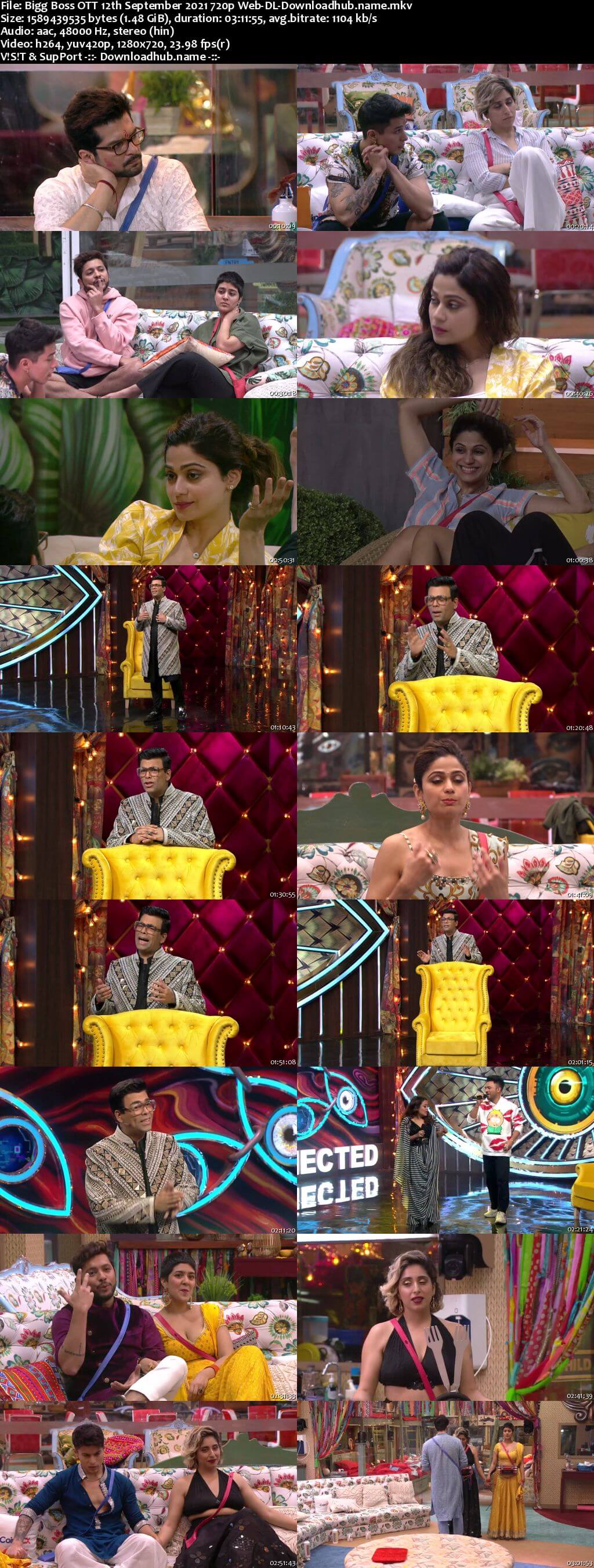 Bigg Boss OTT 12 September 2021 Episode 36 Web-DL 720p 480p