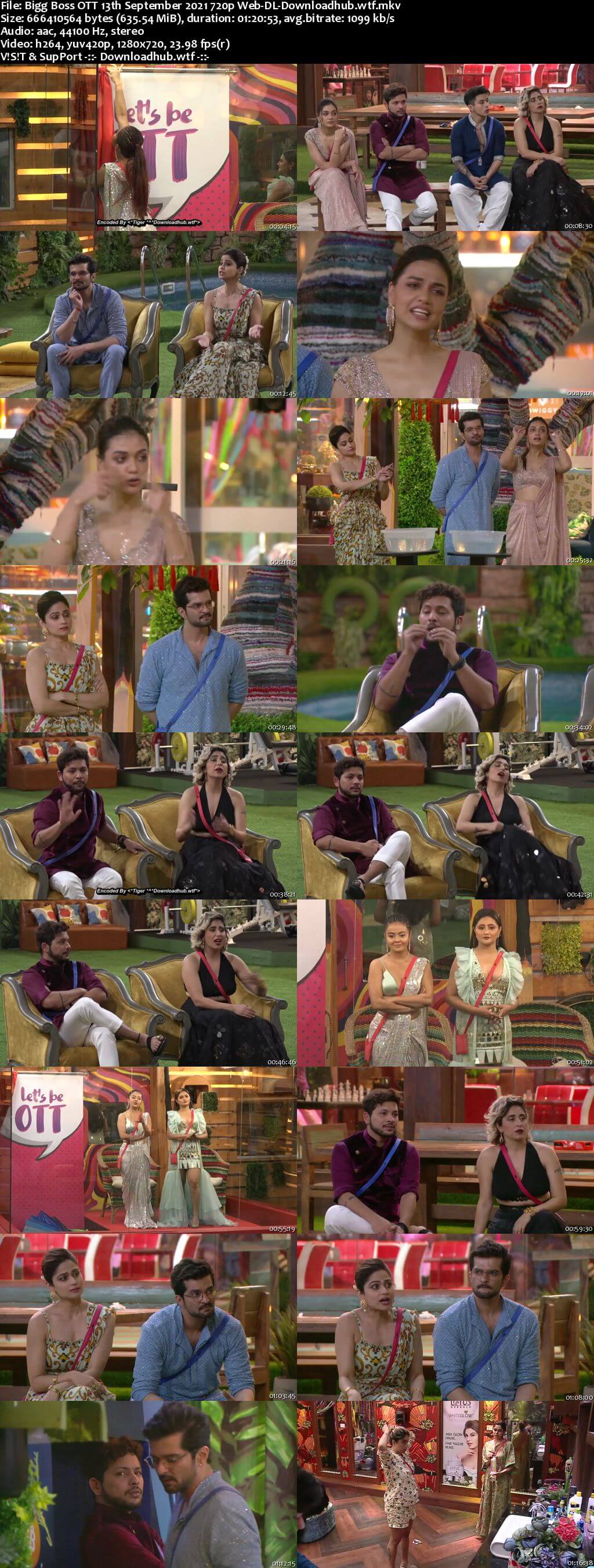 Bigg Boss OTT 13 September 2021 Episode 37 Web-DL 720p 480p