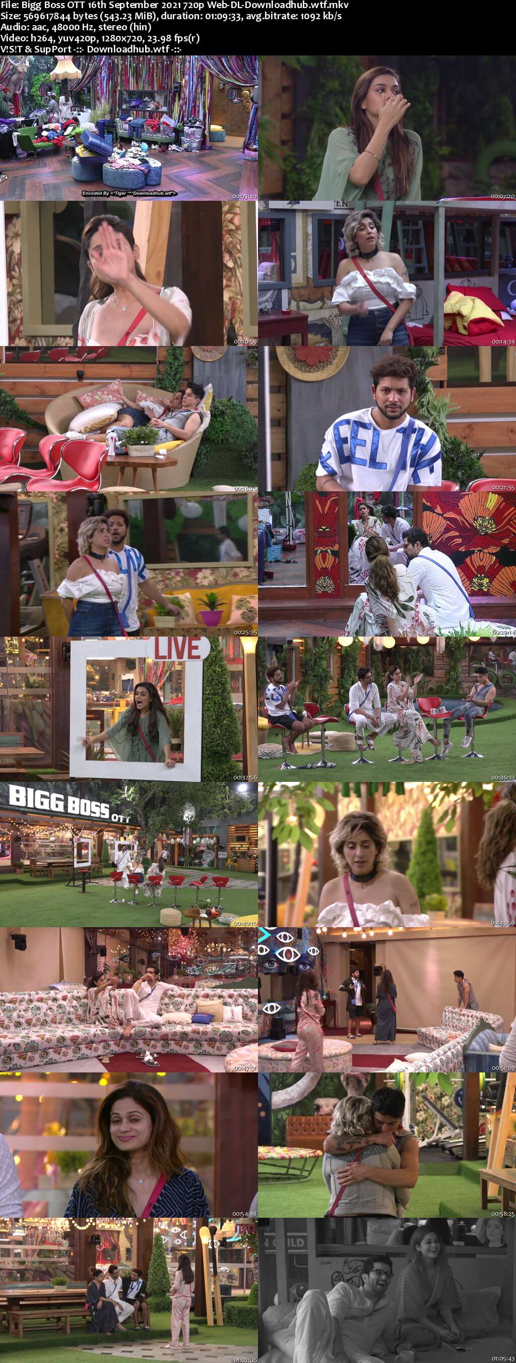 Bigg Boss OTT 16 September 2021 Episode 40 Web-DL 720p 480p