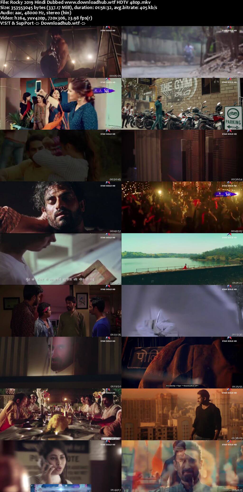 Rocky 2019 Hindi Dubbed 300MB HDTV 480p