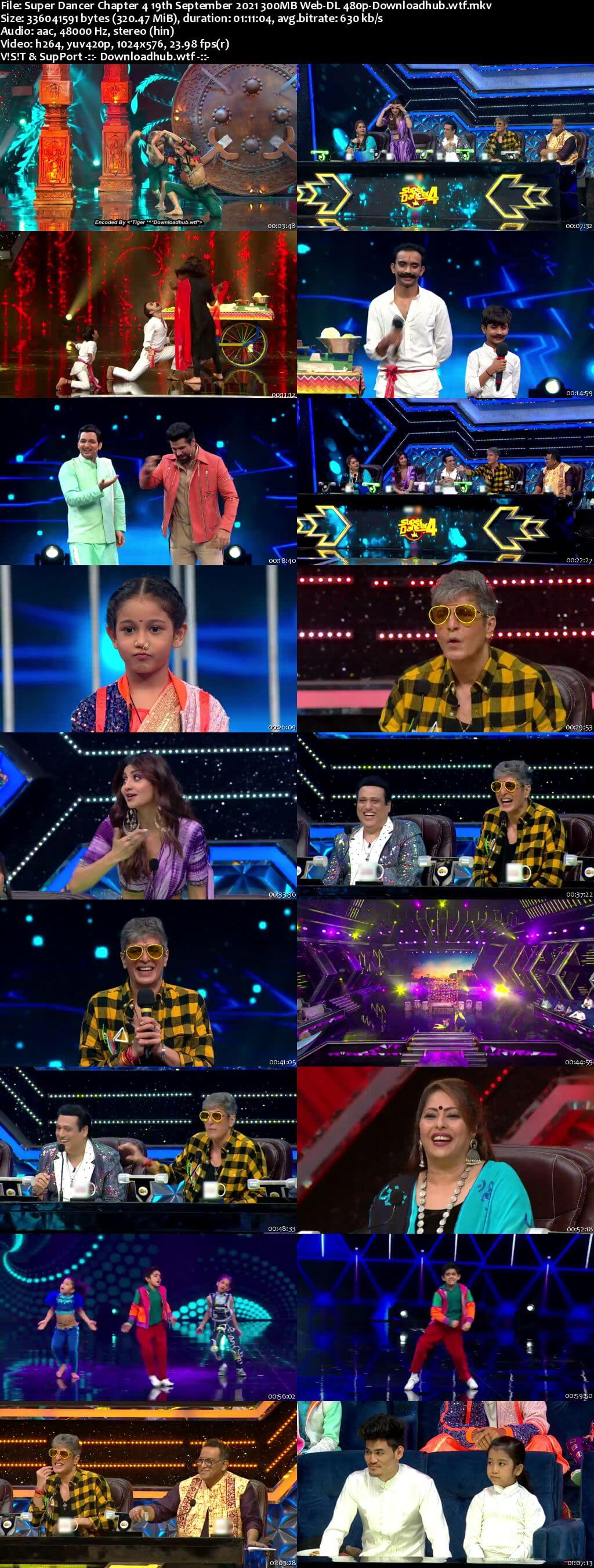 Super Dancer Chapter 4 19th September 2021 300MB Web-DL 480p