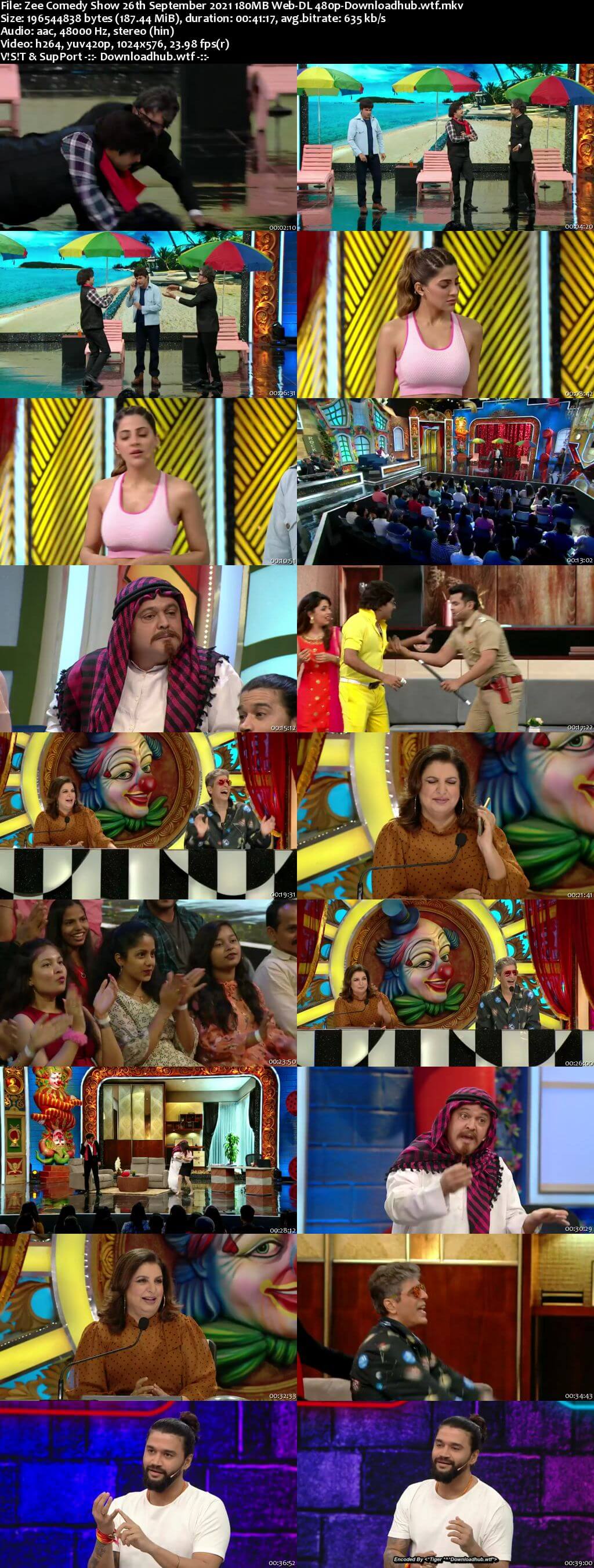 Zee Comedy Show 26 September 2021 Episode 18 Web-DL 480p