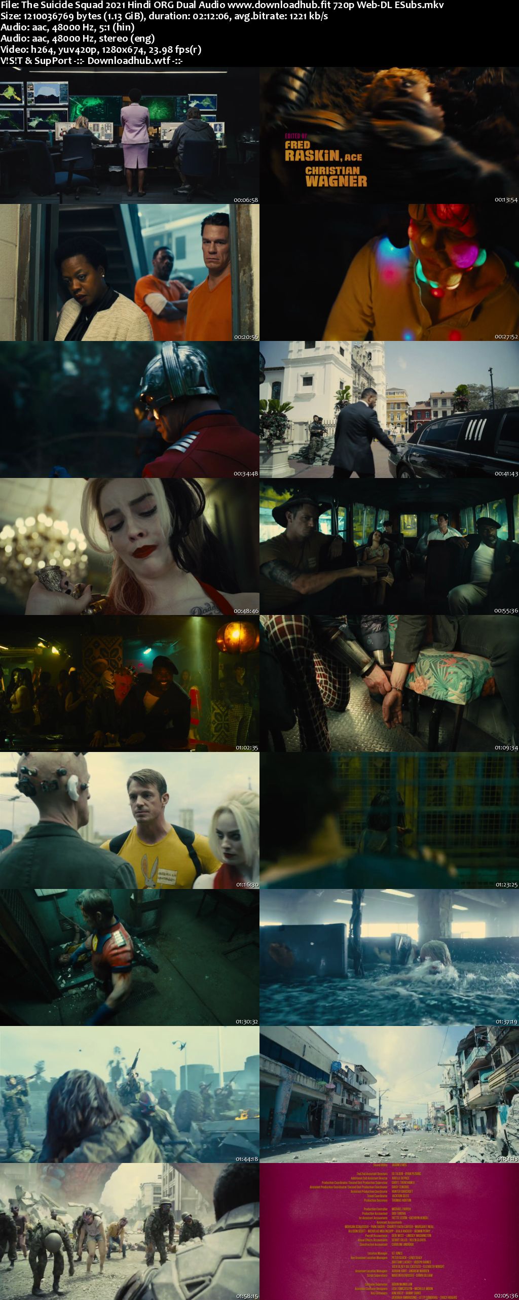 The Suicide Squad 2021 Hindi ORG Dual Audio 720p Web-DL ESubs