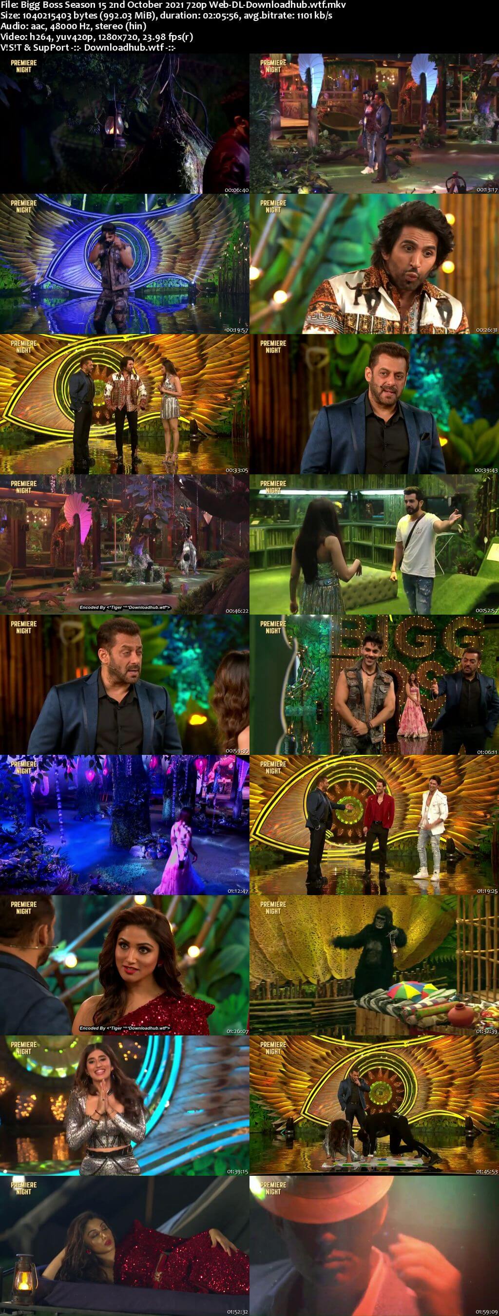 Bigg Boss Season 15 02 October 2021 Episode 01 Web-DL 720p 480p