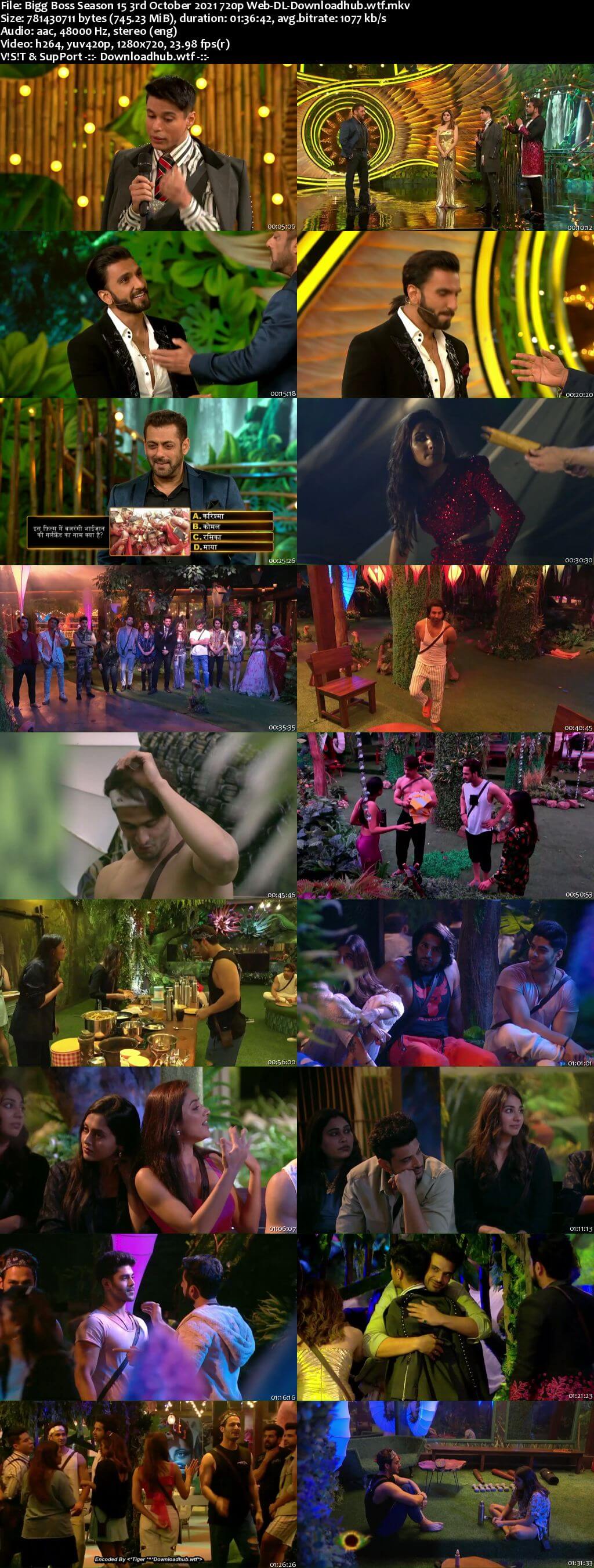 Bigg Boss Season 15 03 October 2021 Episode 02 Web-DL 720p 480p