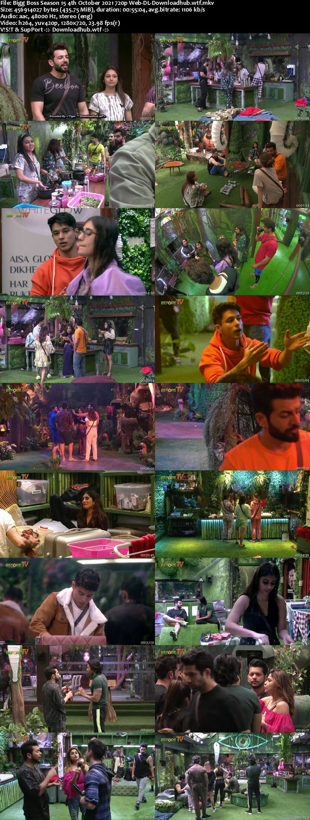 Bigg Boss Season 15 04 October 2021 Episode 03 Web-DL 720p 480p