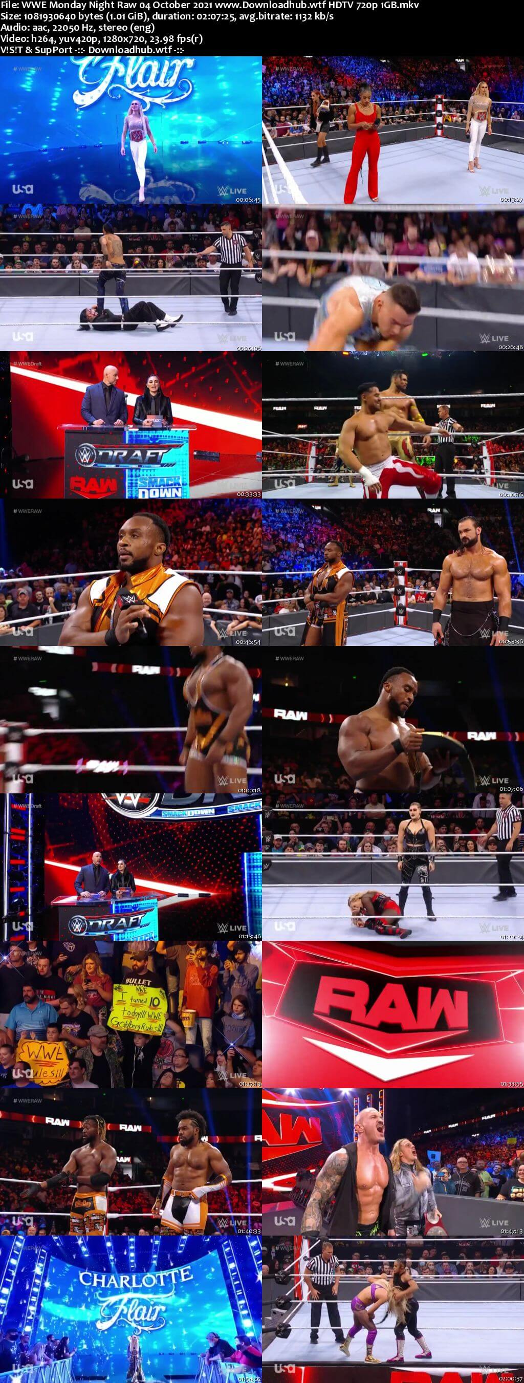 WWE Monday Night Raw 04 October 2021