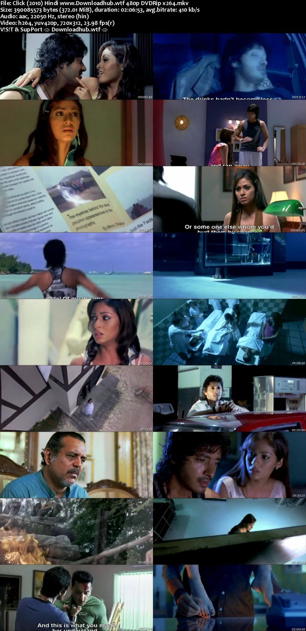 Click 2010 Hindi 350MB DVDRip 480p