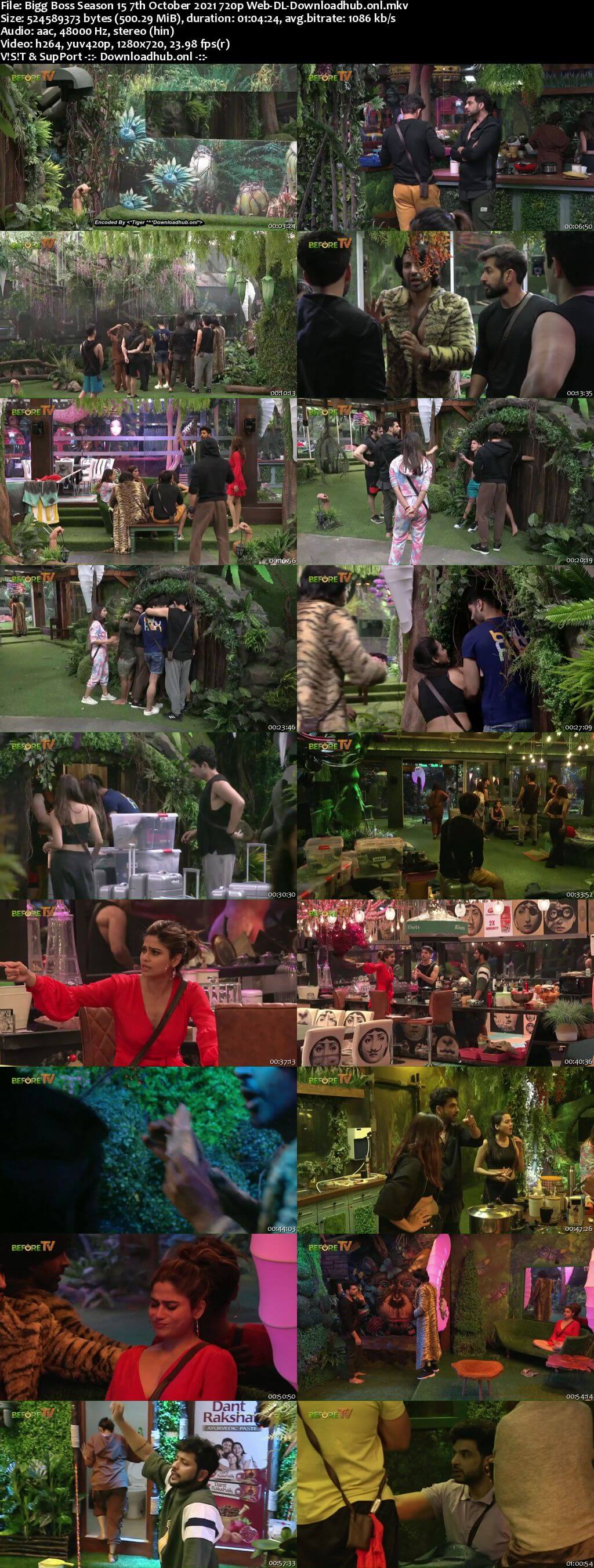 Bigg Boss Season 15 07 October 2021 Episode 06 Web-DL 720p 480p