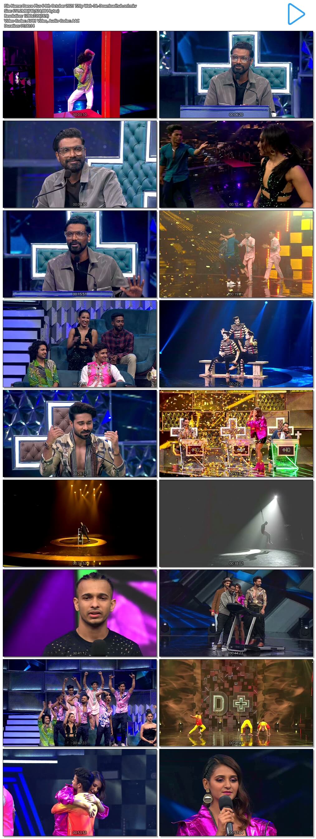 Dance Plus 6 8th October 300p HDRip x264