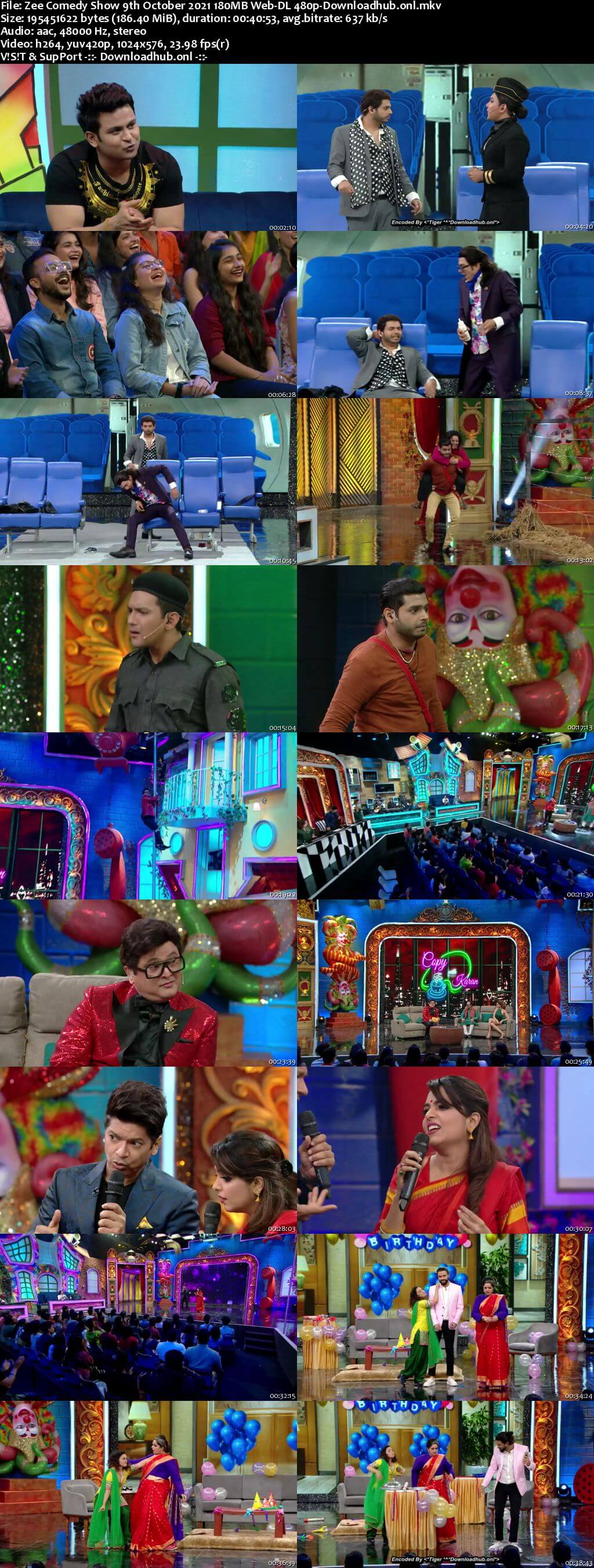 Zee Comedy Show 09 October 2021 Episode 21 Web-DL 480p