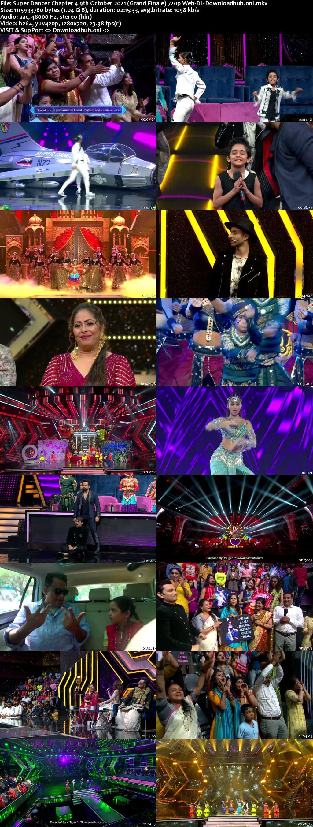 Super Dancer Chapter 4 9th October 2021 (Grand Finale) 720p 480p Web-DL