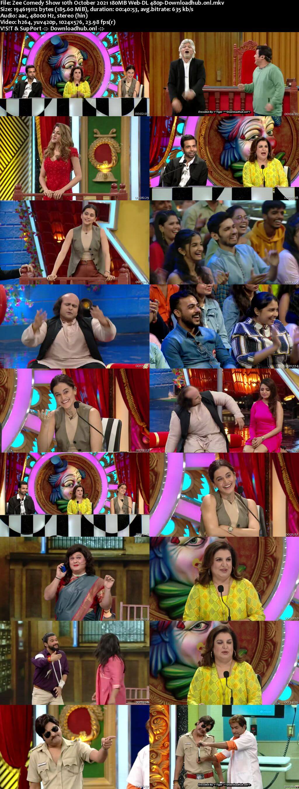 Zee Comedy Show 10 October 2021 Episode 22 Web-DL 480p