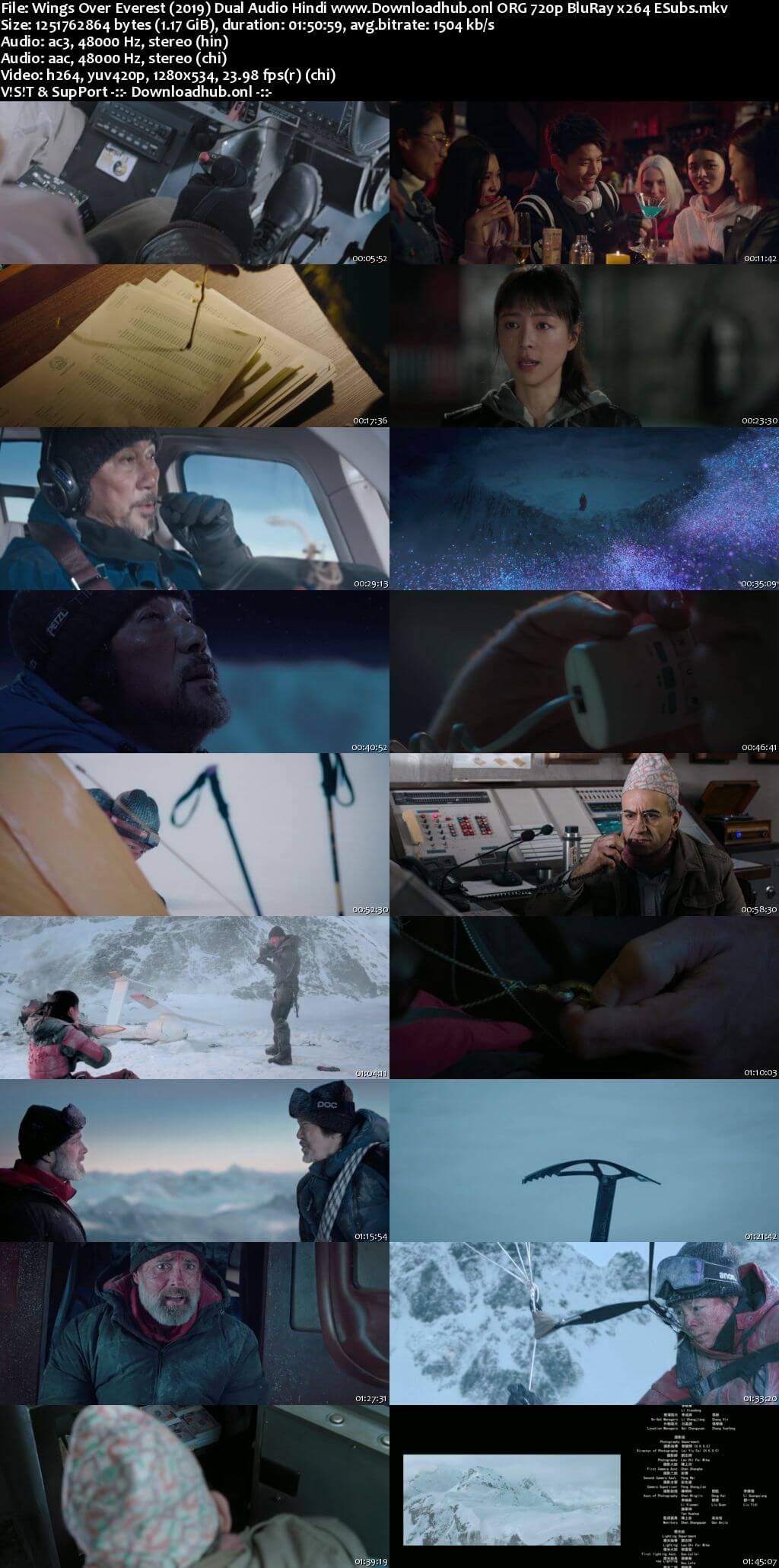 Wings Over Everest 2019 Hindi Dual Audio 720p BluRay ESubs