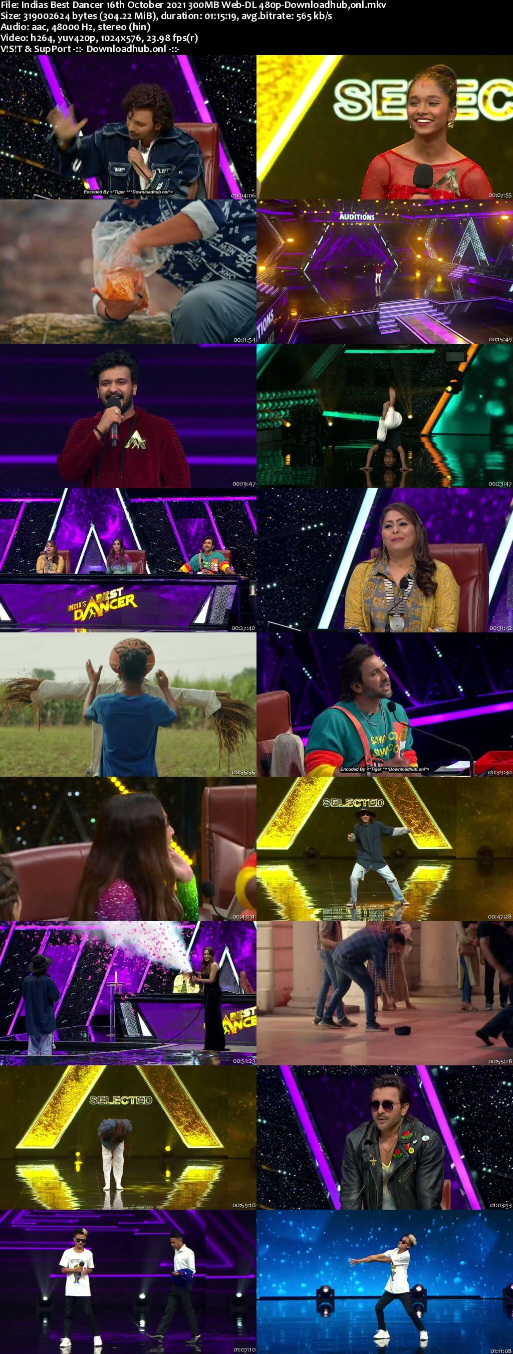 Indias Best Dancer 2 16 October 2021 Episode 01 Web-DL 480p