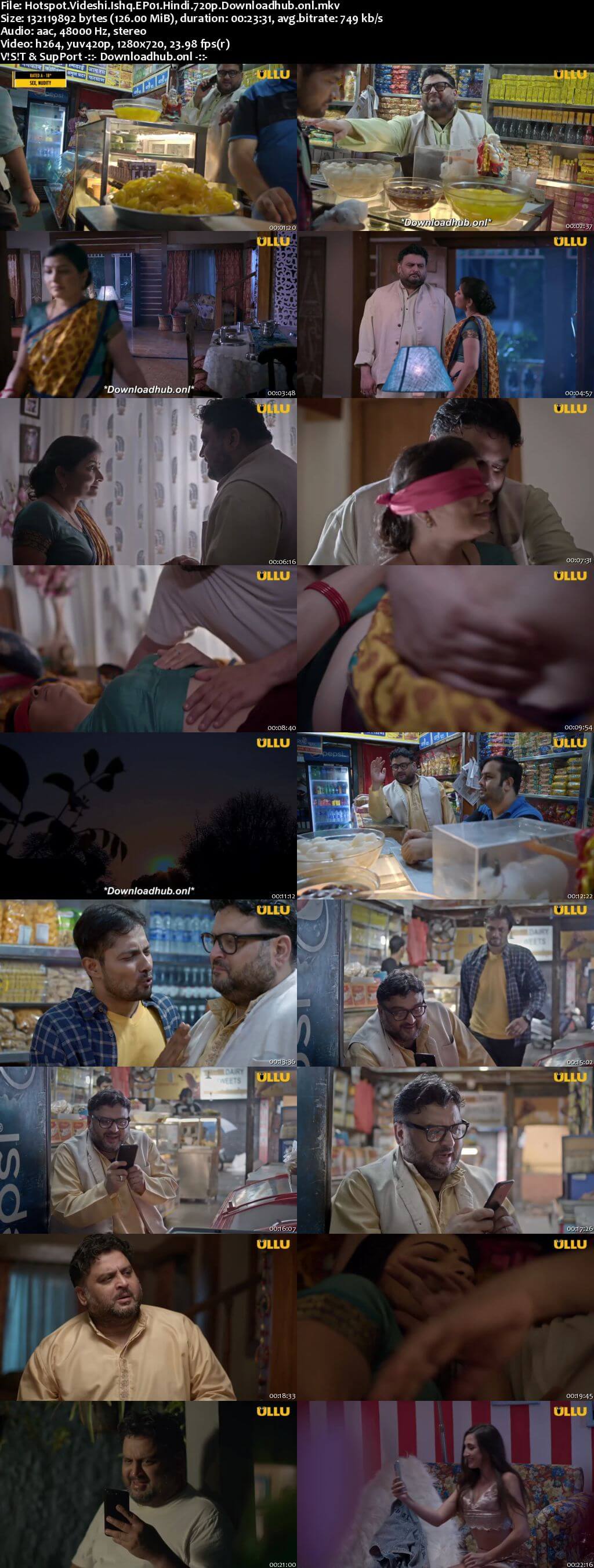 Hotspot (Videshi Ishq) 2021 Hindi S01 ULLU WEB Series 720p HDRip x264