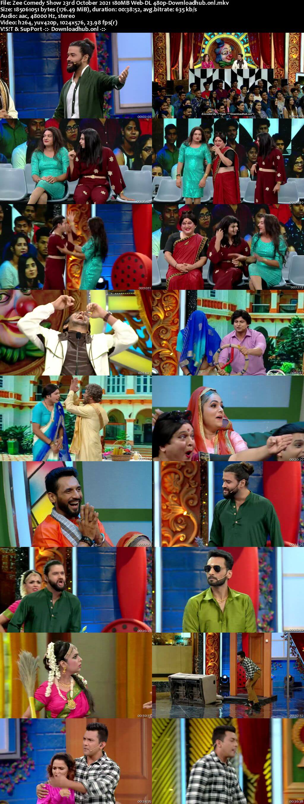 Zee Comedy Show 23 October 2021 Episode 25 Web-DL 480p