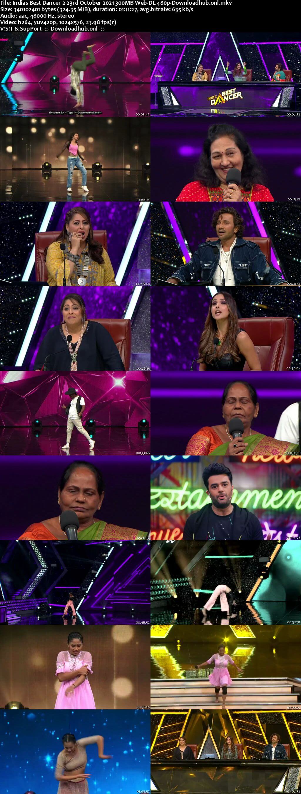 Indias Best Dancer 2 23 October 2021 Episode 03 Web-DL 480p