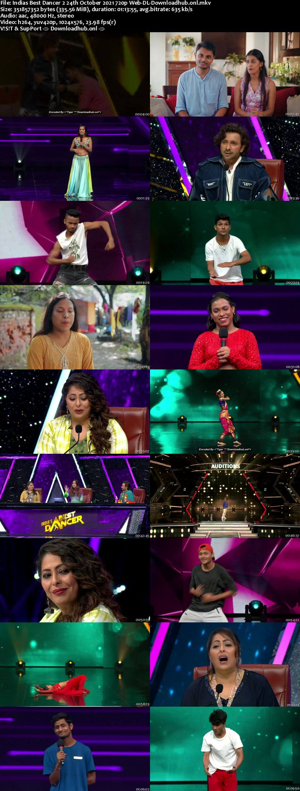 Indias Best Dancer 2 24 October 2021 Episode 04 Web-DL 720p 480p