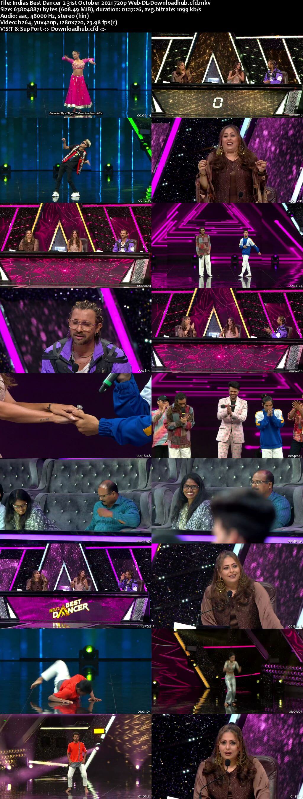 Indias Best Dancer 2 31 October 2021 Episode 06 Web-DL 720p 480p