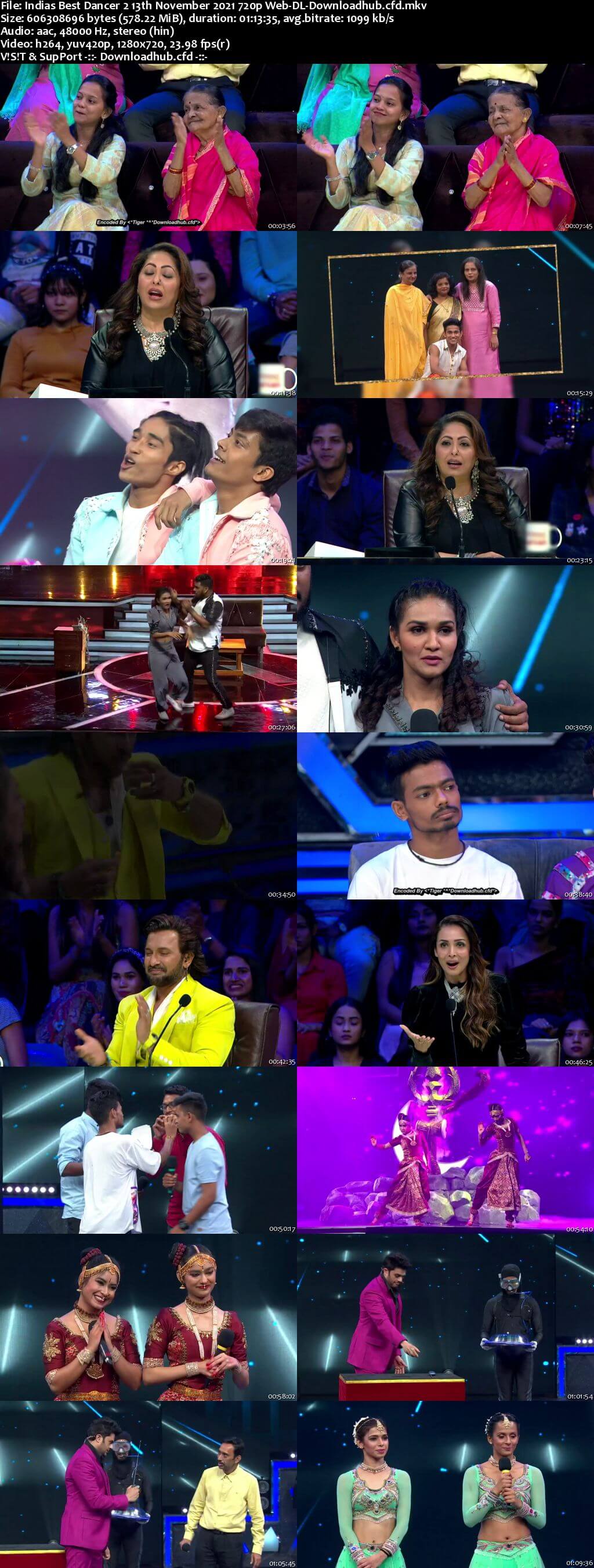 Indias Best Dancer 2 13 November 2021 Episode 09 Web-DL 720p 480p