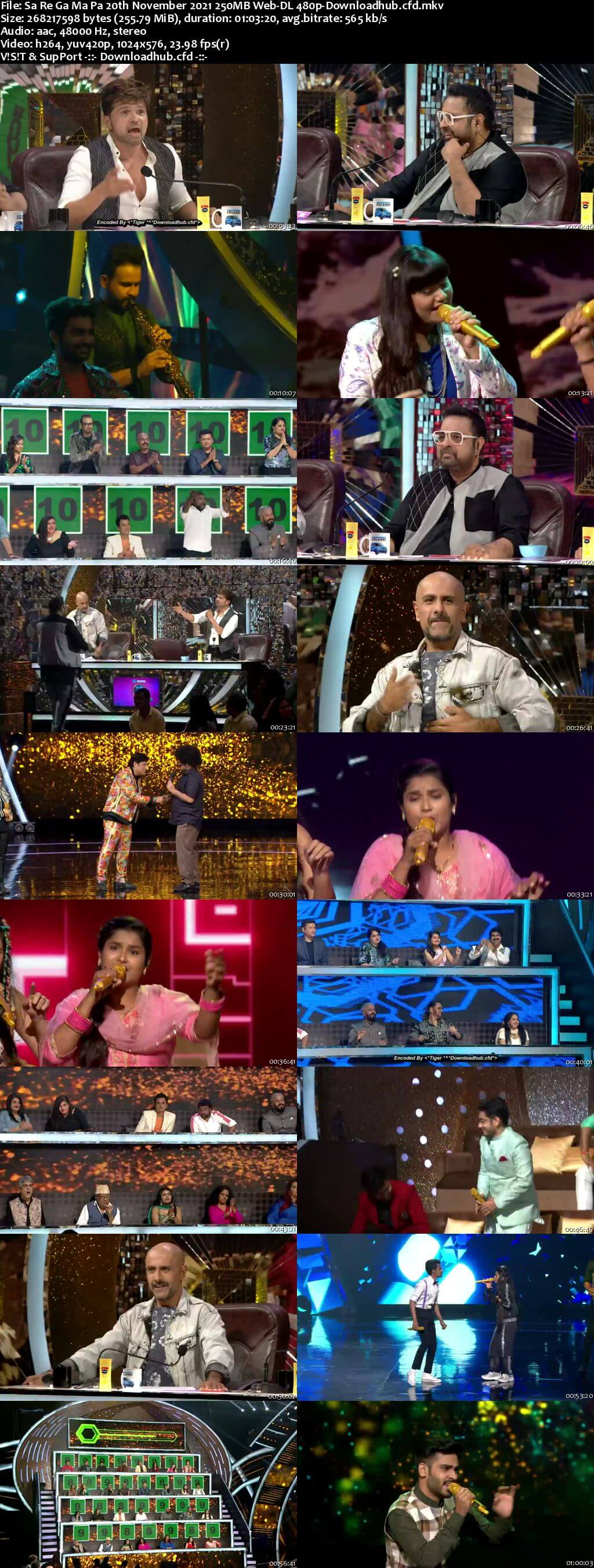 Sa Re Ga Ma Pa 20 November 2021 Episode 11 Web-DL 480p