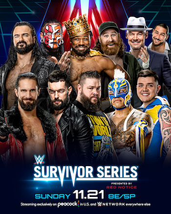 WWE Survivor Series 21st November 2021 720p 800MB PPV WEBRip 480p