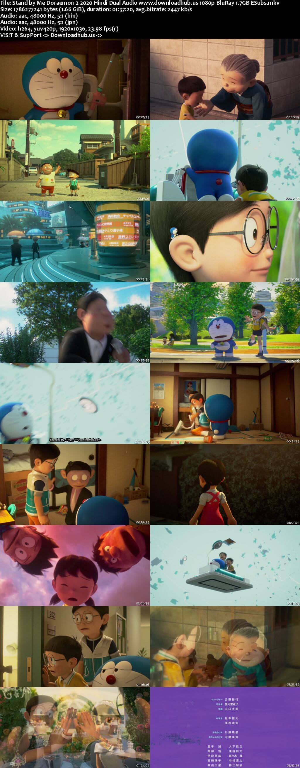 Stand by Me Doraemon 2 2020 Hindi Dual Audio 1080p BluRay 1.7GB ESubs