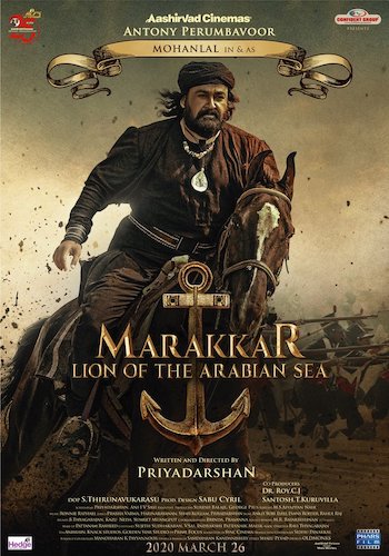 Marakkar Lion of the Arabian Sea 2021 Hindi 720p 480p pDVDRip