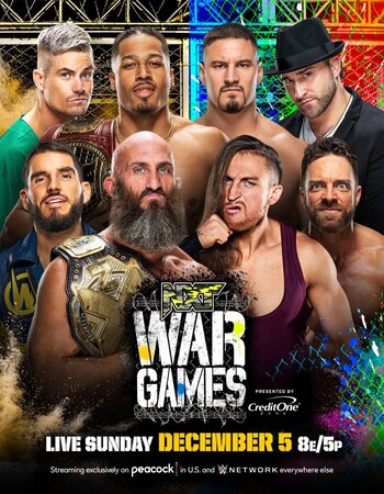 WWE NXT War Games 5th December 2021 720p 600MB PPV WEBRip 480p