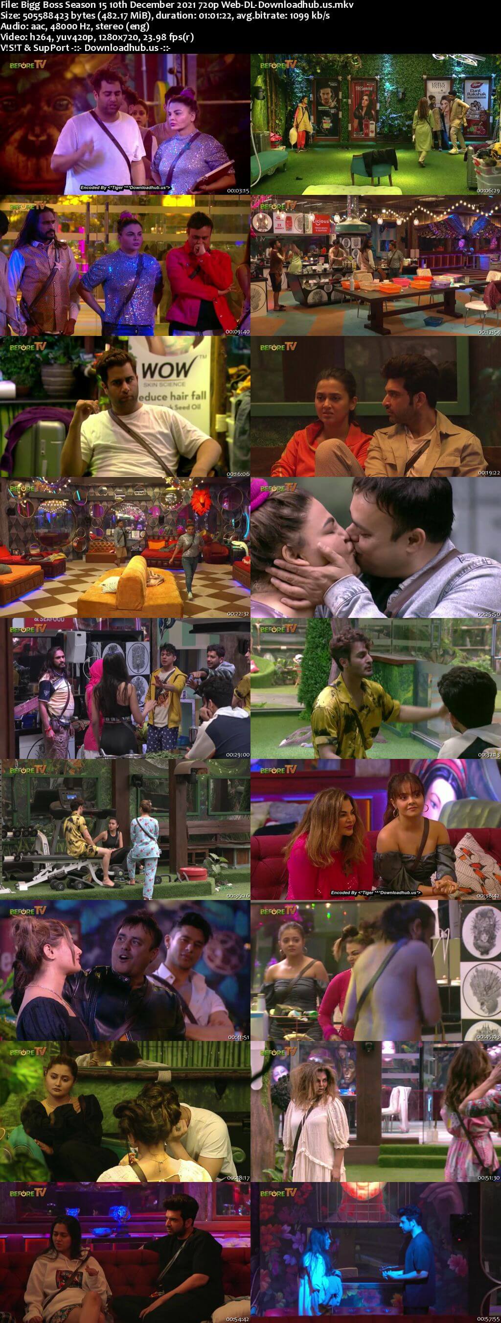 Bigg Boss Season 15 10 December 2021 Episode 70 Web-DL 720p 480p