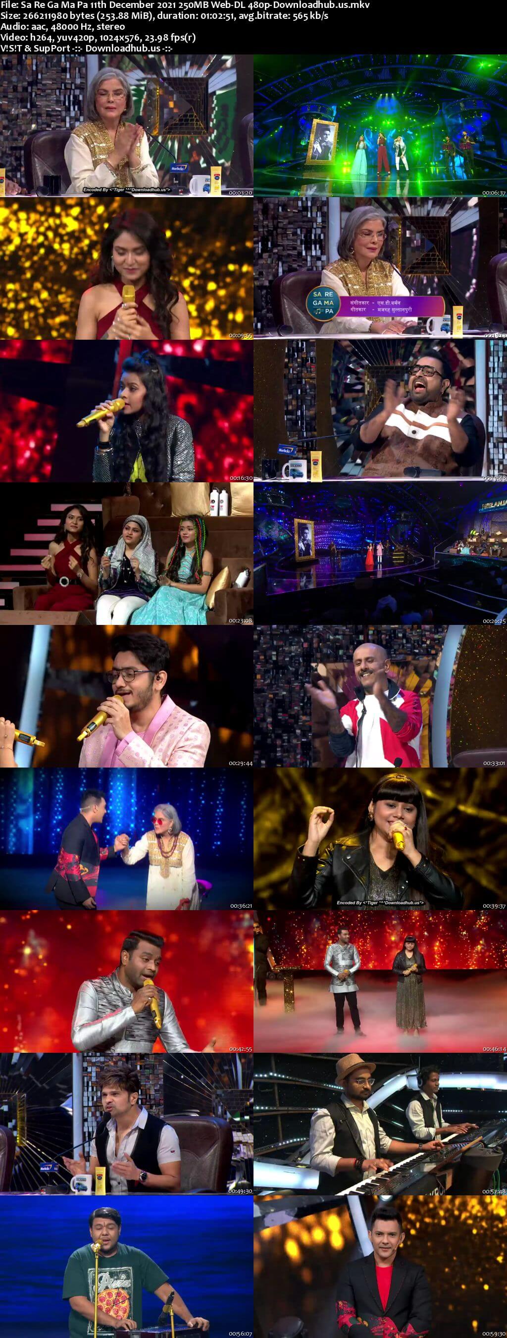 Sa Re Ga Ma Pa 11 December 2021 Episode 17 Web-DL 480p