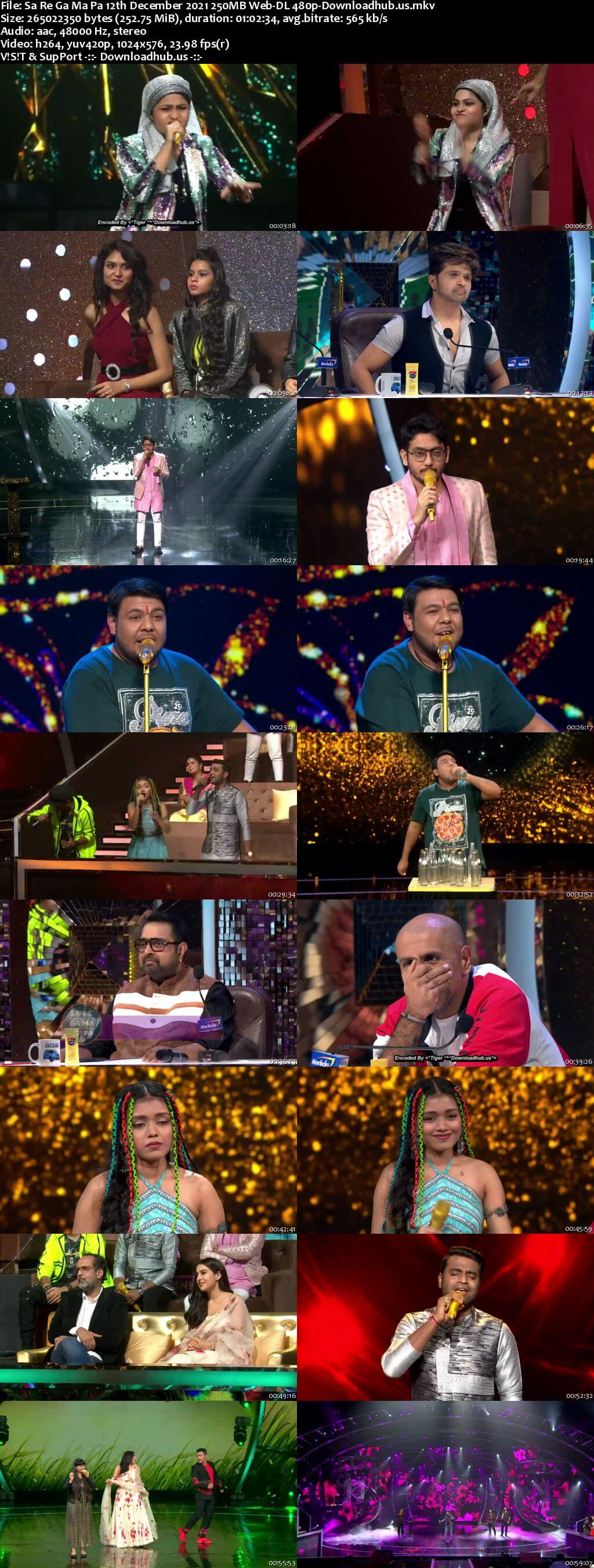 Sa Re Ga Ma Pa 12 December 2021 Episode 18 Web-DL 480p