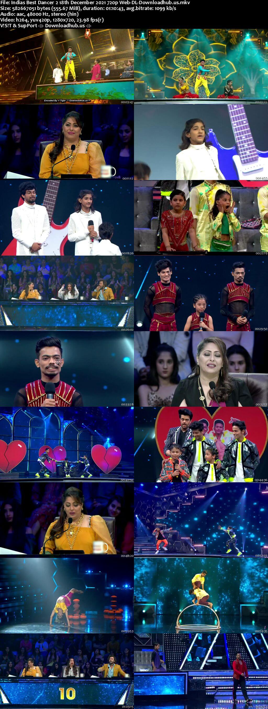 Indias Best Dancer 2 18 December 2021 Episode 19 Web-DL 720p 480p