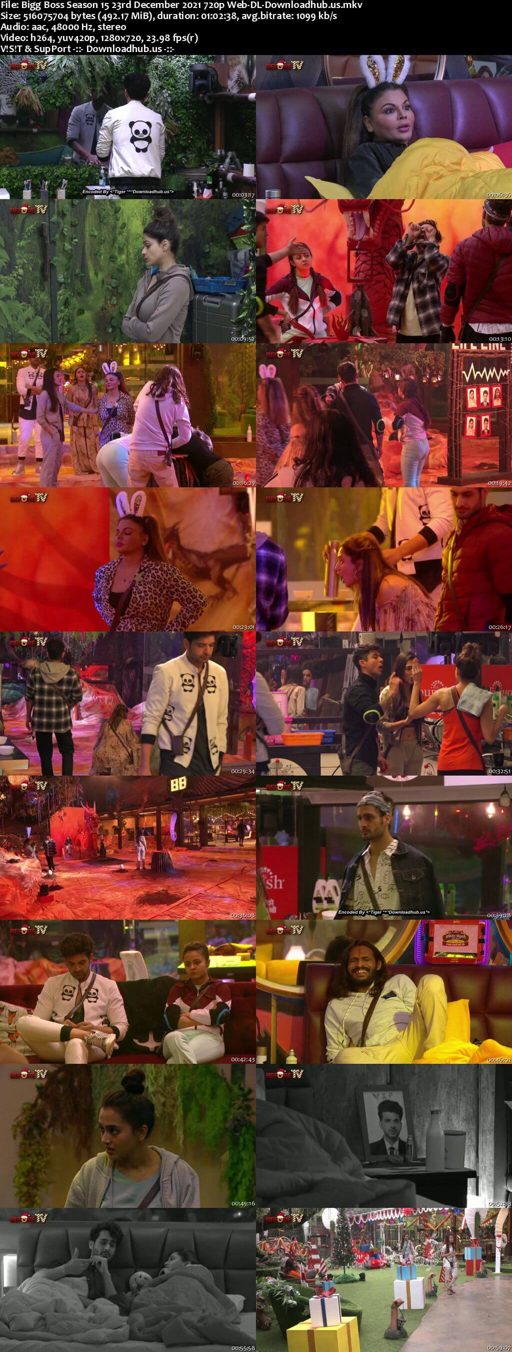 Bigg Boss Season 15 23 December 2021 Episode 83 Web-DL 720p 480p