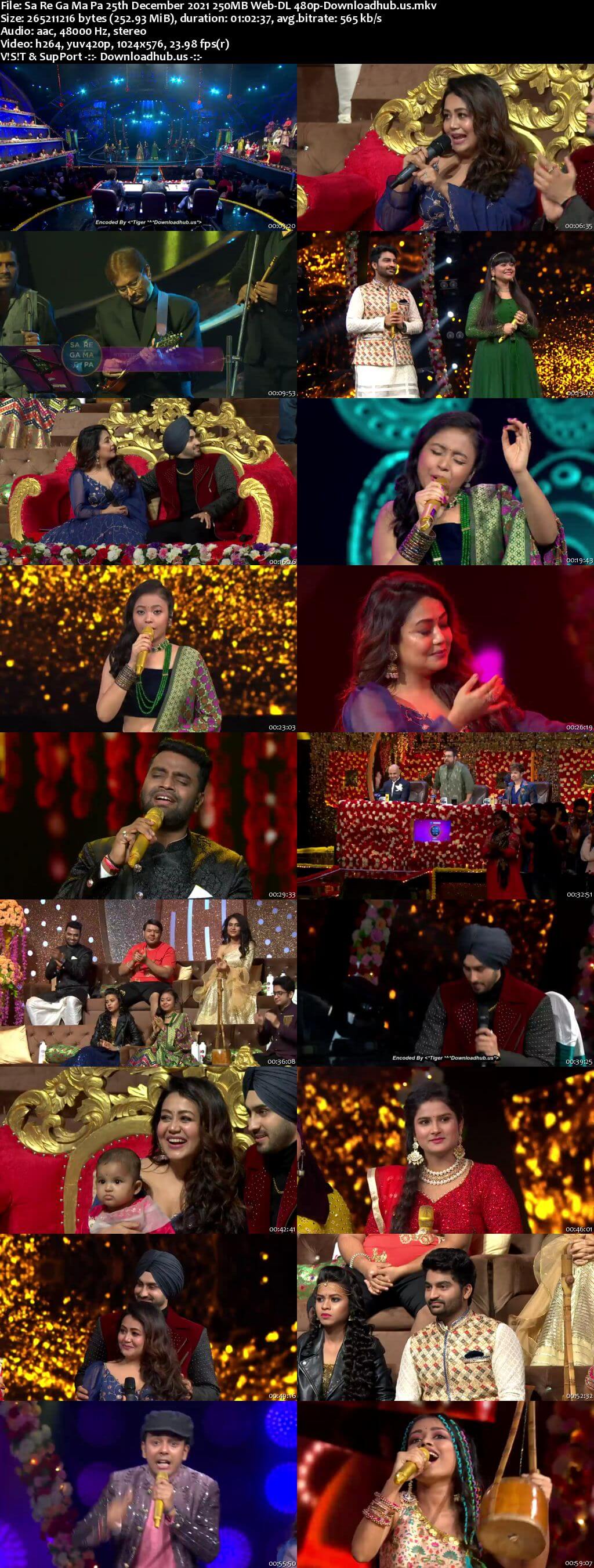 Sa Re Ga Ma Pa 25 December 2021 Episode 21 Web-DL 480p